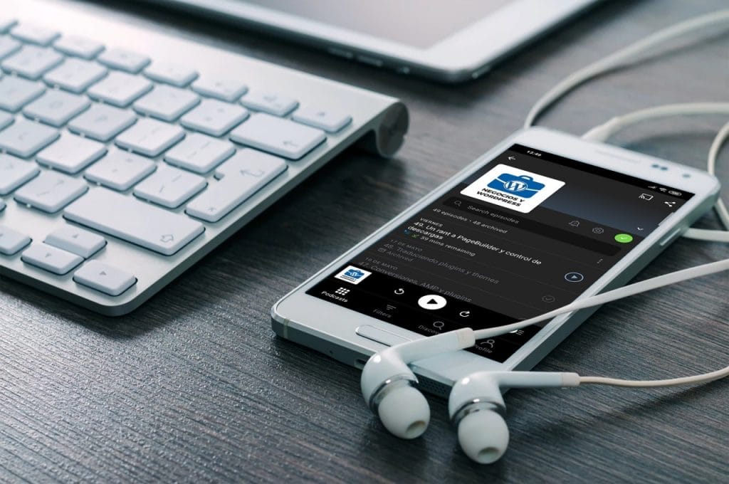 67. Trucos en WordPress, Elementor 2.7 GPL y agendas apretadas 4 Podcast en Pocket Casts en un móvil