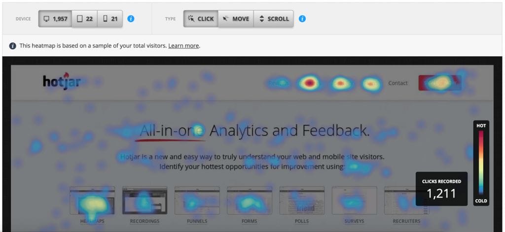 97. Focus, trabajo duro, y proyectos escalables 4 heatmapclick