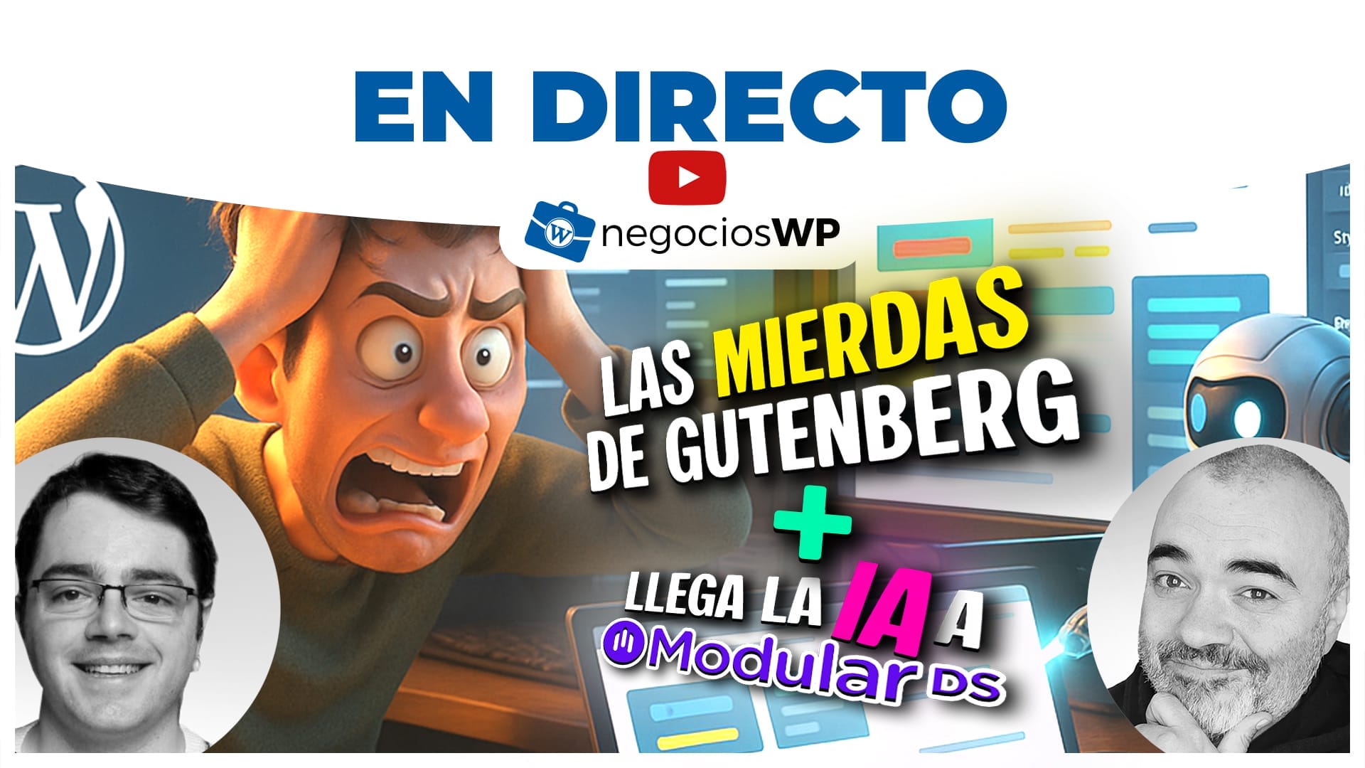 238. Las mierdas del editor de bloques, Modular DS ahora lleva IA y novedades del mundillo WordPress